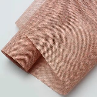 Pink linen wrapping paper roll for bouquets